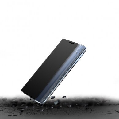 New Sleep Case Atverčiamas Dėklas, Turintis Atramos Funkciją skirta Xiaomi Poco M3 Juodas 7