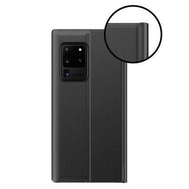 Atverčiamas dėklas New Sleep Case Samsung Galaxy A73 juodas 3