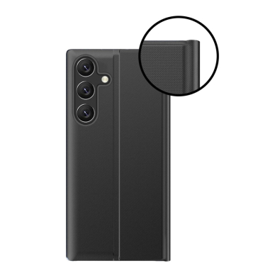 New Sleep dėklas su atverčiamu dangteliu ir pastatymo funkcija Samsung Galaxy A26 - juodas 5