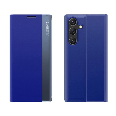 New Sleep dėklas su atverčiamu dangteliu ir pastatymo funkcija Samsung Galaxy A36 - mėlynas 1