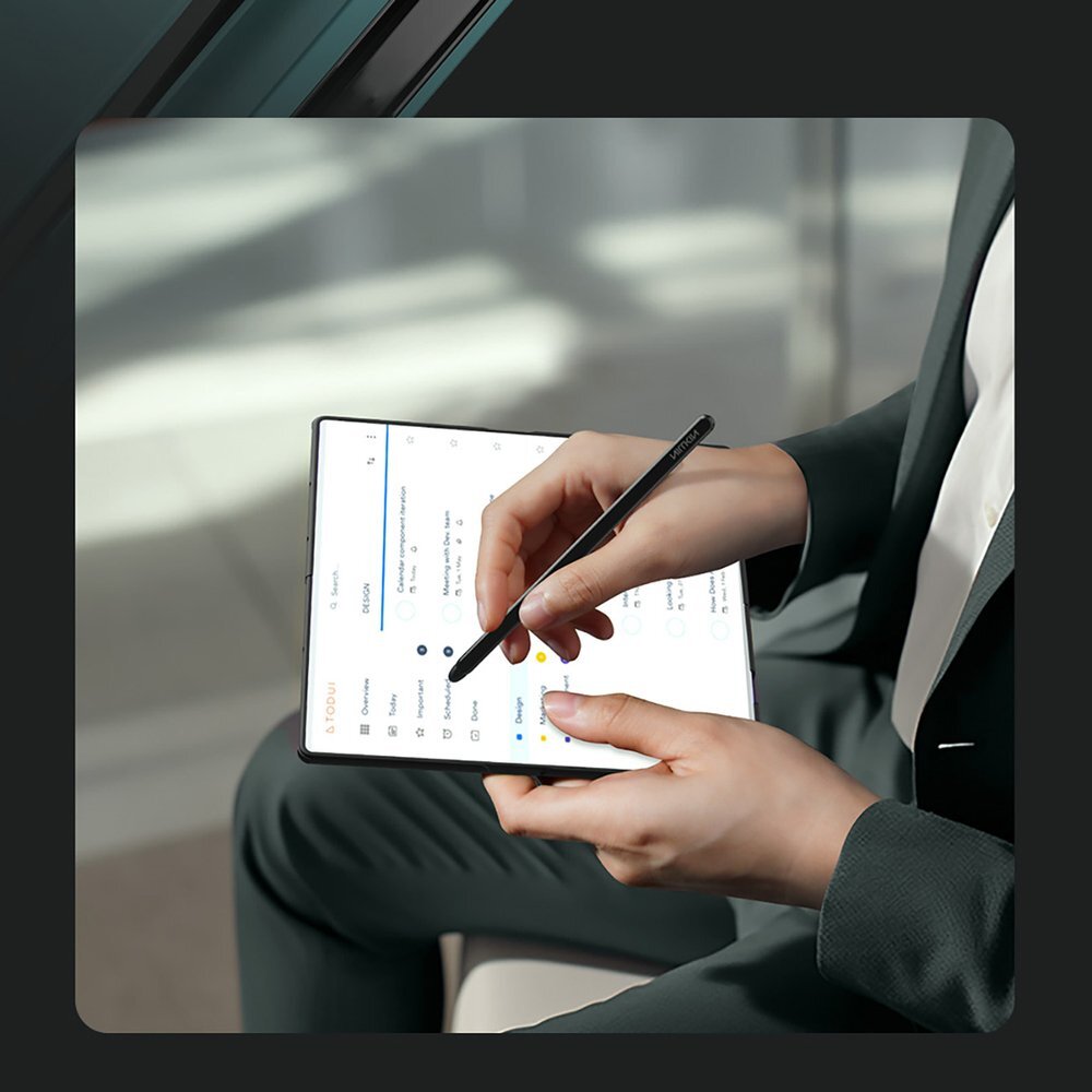 Samsung Galaxy Z Fold 7 Nillkin Flex Pure Fold dėklas su S Pen vieta – juodas 7 Samsung Galaxy Z Fold 7 Nillkin Flex Pure Fold dėklas su S Pen vieta – juodas 7