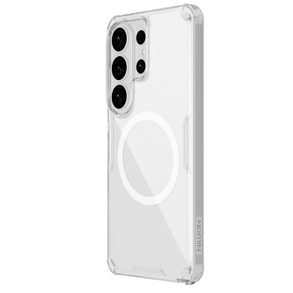 Samsung Galaxy S26 Ultra Nillkin Nature TPU Pro MagSafe dėklas – baltas 1
