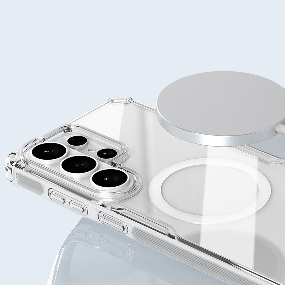 Samsung Galaxy S26 Ultra Nillkin Nature TPU Pro MagSafe dėklas – baltas 9