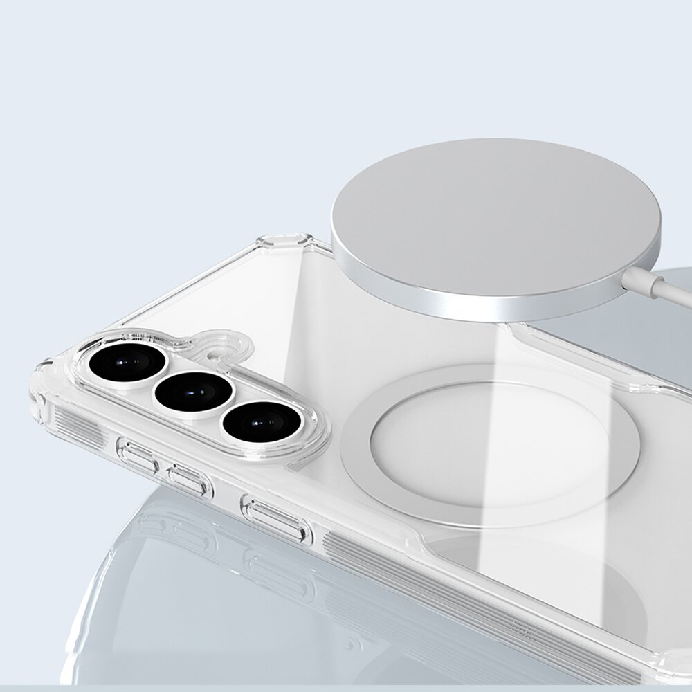 Samsung Galaxy S26 Nillkin Nature TPU Pro MagSafe dėklas – baltas 10 Samsung Galaxy S26 Nillkin Nature TPU Pro MagSafe dėklas – baltas 10