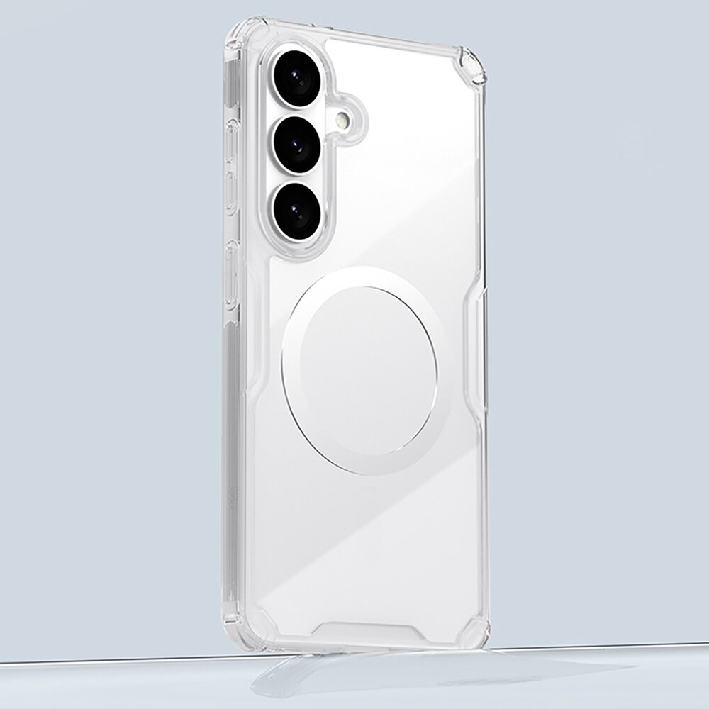 Samsung Galaxy S26+ Nillkin Nature TPU Pro MagSafe dėklas – baltas 5