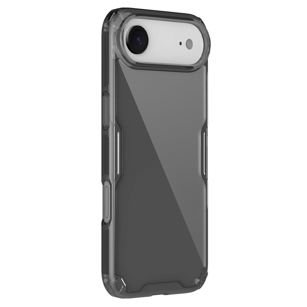 iPhone 17 Air dėklas Nillkin Nature TPU Pro – pusiau permatomas juodas 1 iPhone 17 Air dėklas Nillkin Nature TPU Pro – pusiau permatomas juodas 1