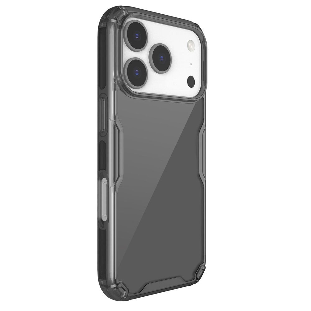 iPhone 17 Pro dėklas Nillkin Nature TPU Pro – permatomas juodas 1