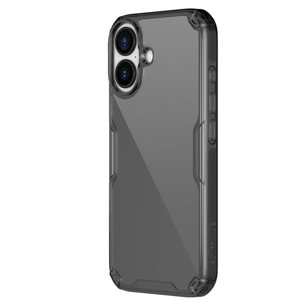 iPhone 17 dėklas Nillkin Nature TPU Pro – permatomas juodas 1