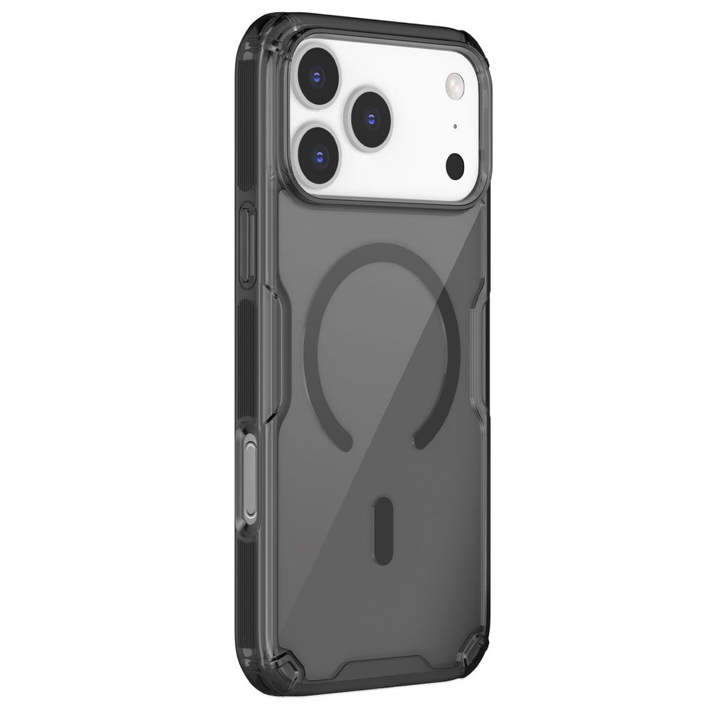 iPhone 17 Pro Max dėklas Nillkin Nature TPU Pro Magnetic MagSafe – pusiau permatomas juodas 2 iPhone 17 Pro Max dėklas Nillkin Nature TPU Pro Magnetic MagSafe – pusiau permatomas juodas 2