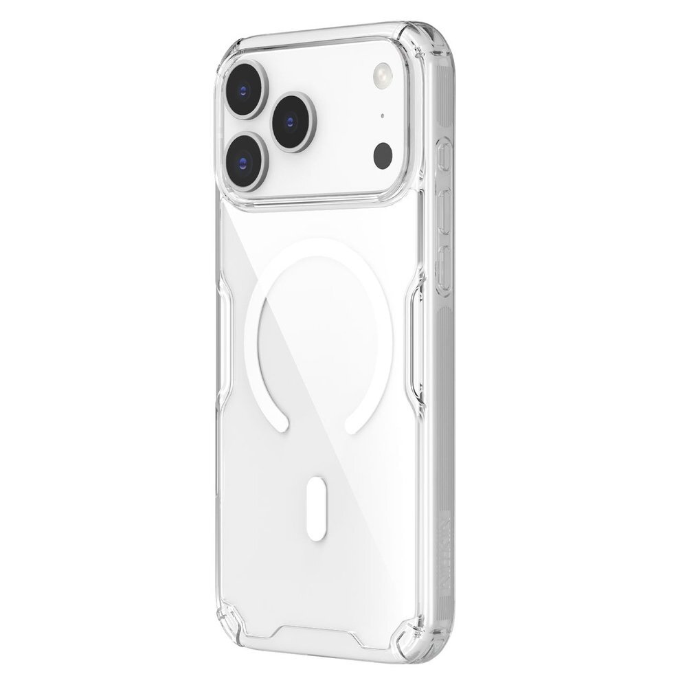 iPhone 17 Pro Max dėklas Nillkin Nature TPU Pro Magnetic, MagSafe suderinamas – skaidrus 1 iPhone 17 Pro Max dėklas Nillkin Nature TPU Pro Magnetic, MagSafe suderinamas – skaidrus 1