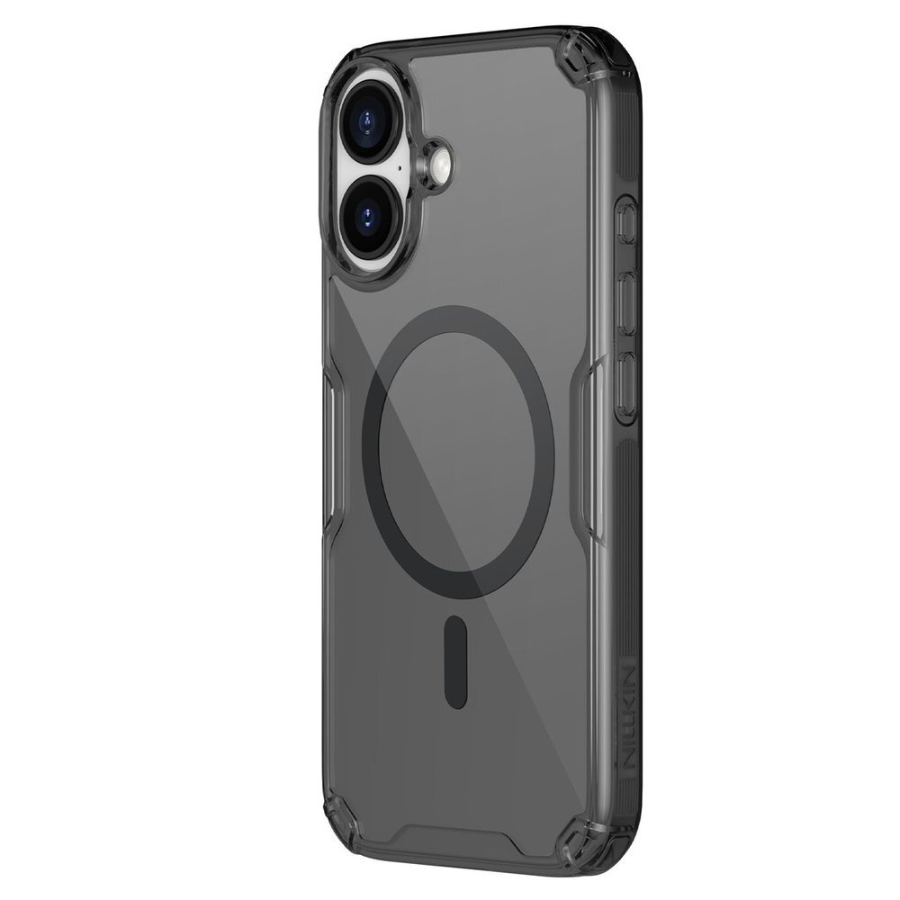 iPhone 17 Pro dėklas Nillkin Nature TPU Pro Magnetic, suderinamas su MagSafe – permatomas juodas 2 iPhone 17 Pro dėklas Nillkin Nature TPU Pro Magnetic, suderinamas su MagSafe – permatomas juodas 2