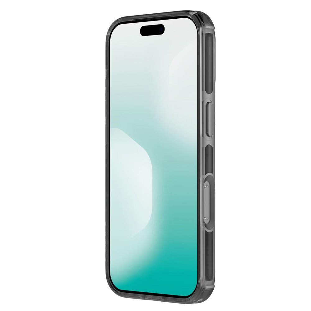 iPhone 17 Pro dėklas Nillkin Nature TPU Pro Magnetic, suderinamas su MagSafe – permatomas juodas 4