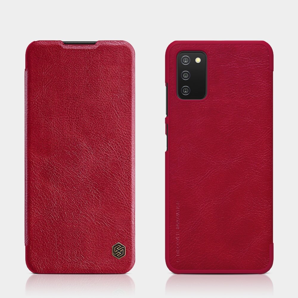 Atverčiamas dėklas Nillkin Qin Samsung Galaxy A03s Juodas 17 Atverčiamas dėklas Nillkin Qin Samsung Galaxy A03s Juodas 17