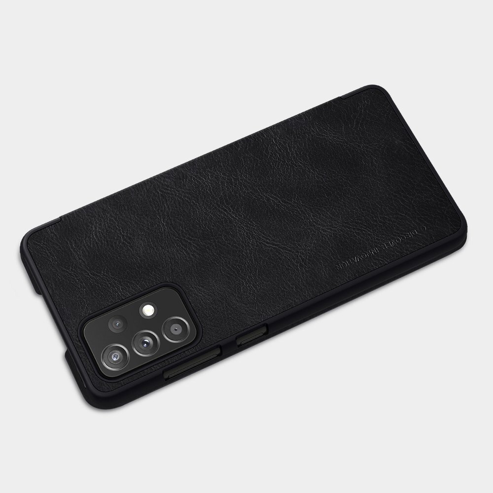 Atverčiamas odinis dėklas Nillkin Qin Samsung Galaxy A72 4G Juodas 7 Atverčiamas odinis dėklas Nillkin Qin Samsung Galaxy A72 4G Juodas 7