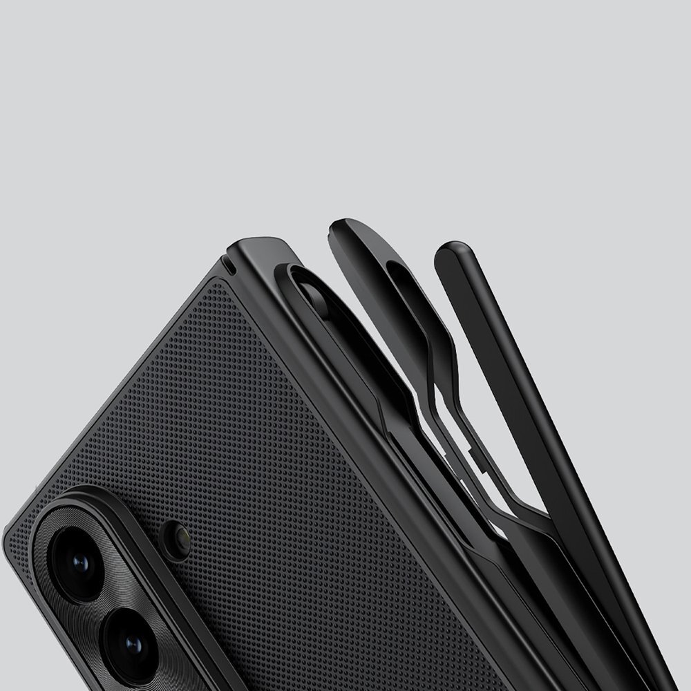 Samsung Galaxy Z Fold 7 Nillkin Super Frosted Shield Fold Magnetic dėklas, suderinamas su MagSafe – juodas 8