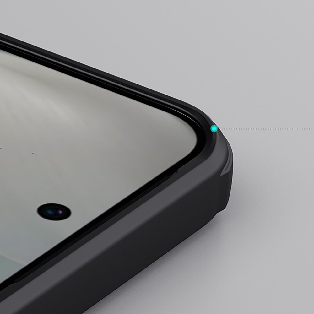 Google Pixel 10 / 10 Pro Nillkin Super Frosted Shield Pro dėklas – juodas 15