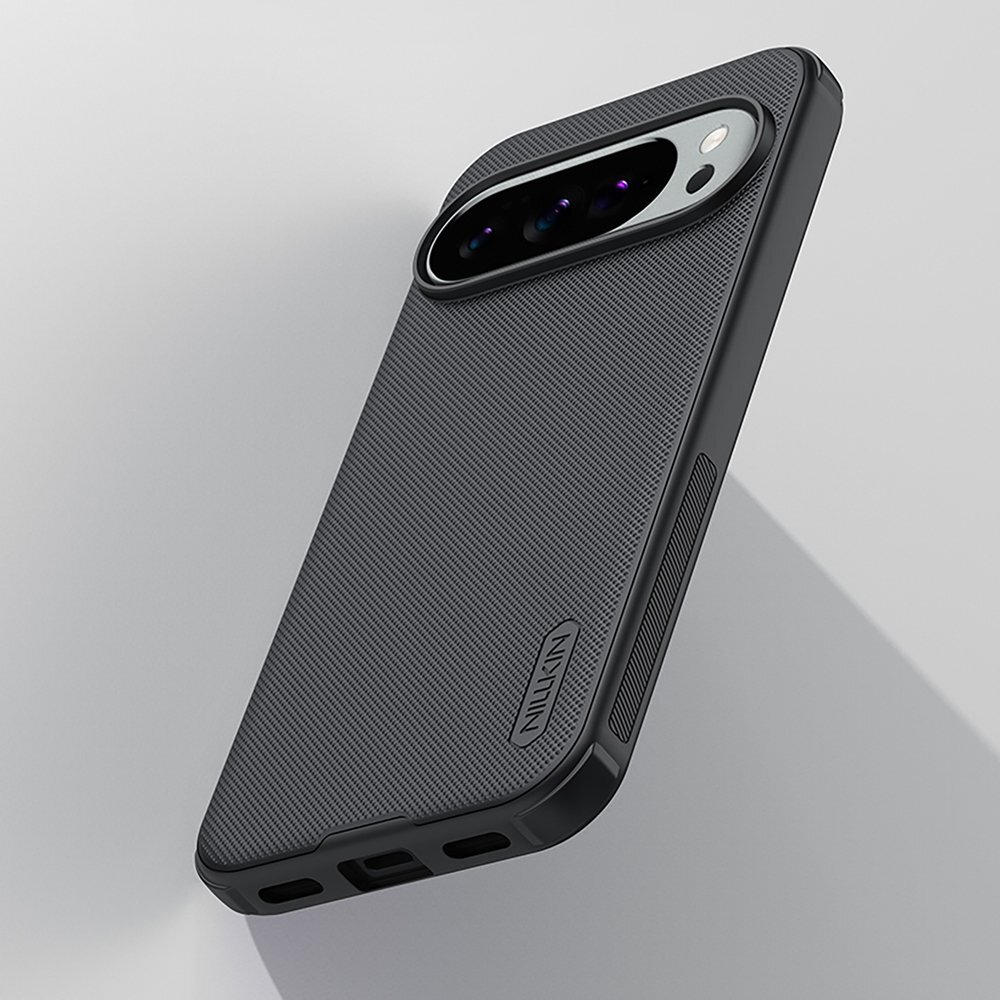 Google Pixel 10 / 10 Pro Nillkin Super Frosted Shield Pro dėklas – juodas 6 Google Pixel 10 / 10 Pro Nillkin Super Frosted Shield Pro dėklas – juodas 6