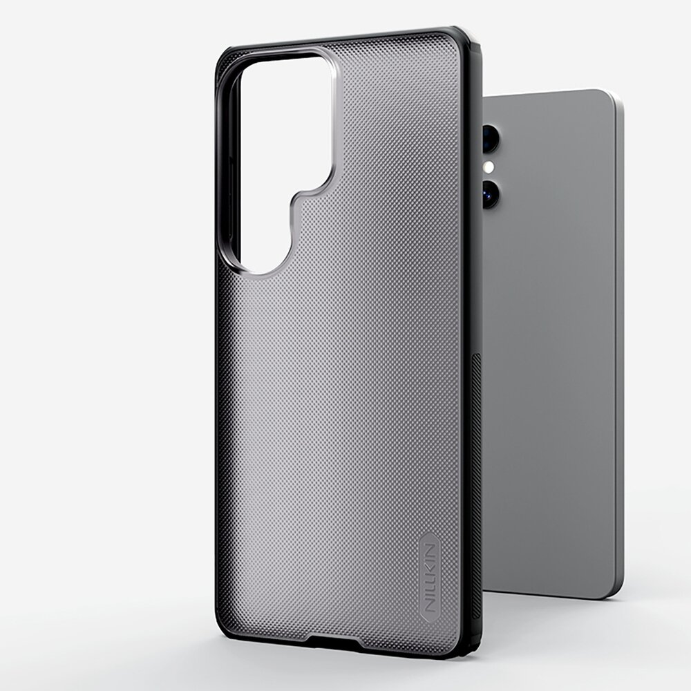 Samsung Galaxy S26 Nillkin Super Frosted Shield Pro dėklas – juodas pusiau skaidrus 6