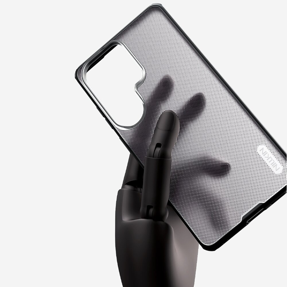 Samsung Galaxy S26 Nillkin Super Frosted Shield Pro dėklas – juodas pusiau skaidrus 8 Samsung Galaxy S26 Nillkin Super Frosted Shield Pro dėklas – juodas pusiau skaidrus 8