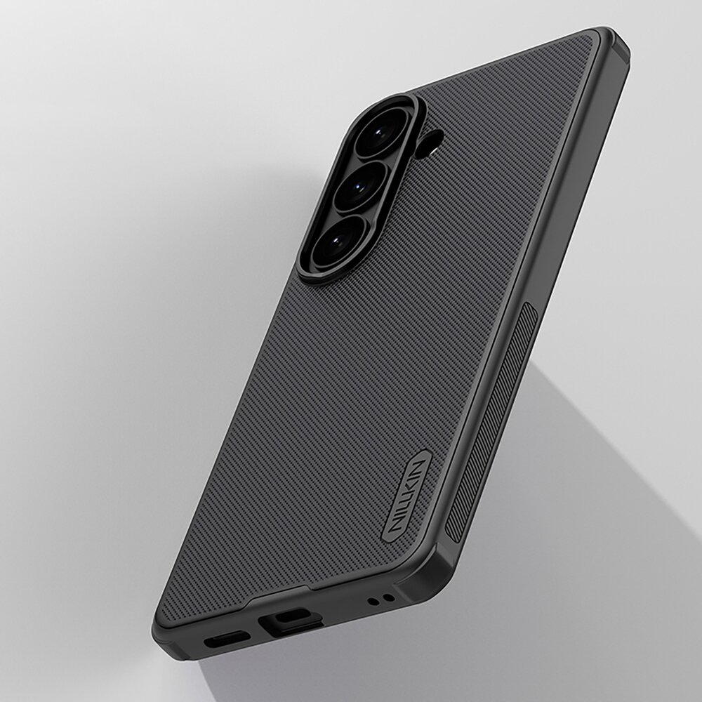 Samsung Galaxy S26+ Nillkin Super Frosted Shield Pro Magnetic MagSafe dėklas – juodas 6 Samsung Galaxy S26+ Nillkin Super Frosted Shield Pro Magnetic MagSafe dėklas – juodas 6