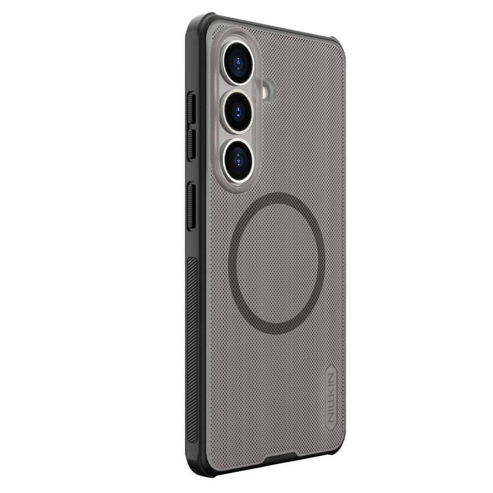 Samsung Galaxy S26 Nillkin Super Frosted Shield Pro Magnetic MagSafe dėklas – juodas pusiau skaidrus 3 Samsung Galaxy S26 Nillkin Super Frosted Shield Pro Magnetic MagSafe dėklas – juodas pusiau skaidrus 3
