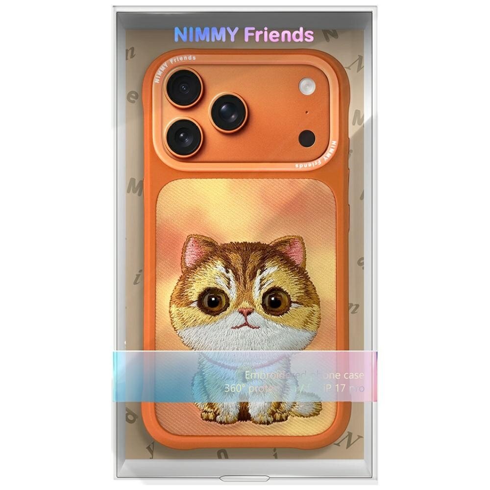 iPhone 17 Pro Nimmy Big Eyed Pet 2.0 Cat dėklas – oranžinis 6 iPhone 17 Pro Nimmy Big Eyed Pet 2.0 Cat dėklas – oranžinis 6