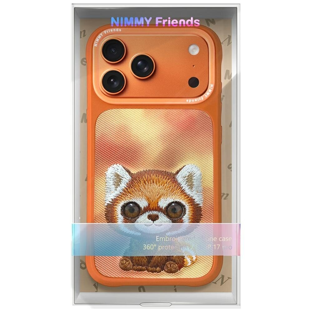 iPhone 17 Pro Max Nimmy Big Eyed Pet 2.0 Raccoon dėklas – oranžinis 6 iPhone 17 Pro Max Nimmy Big Eyed Pet 2.0 Raccoon dėklas – oranžinis 6