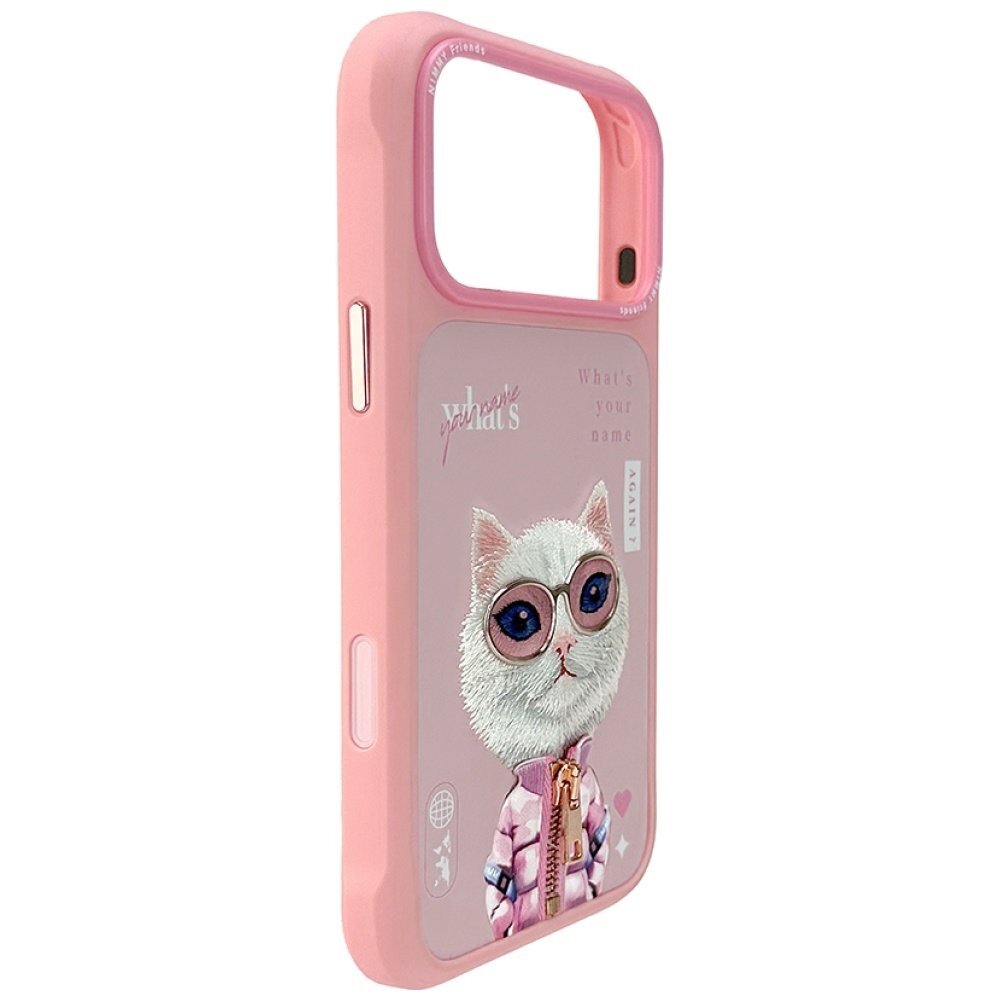 iPhone 17 Pro Nimmy Cool & Cute 2.0 Cat dėklas – rožinis 1 iPhone 17 Pro Nimmy Cool & Cute 2.0 Cat dėklas – rožinis 1