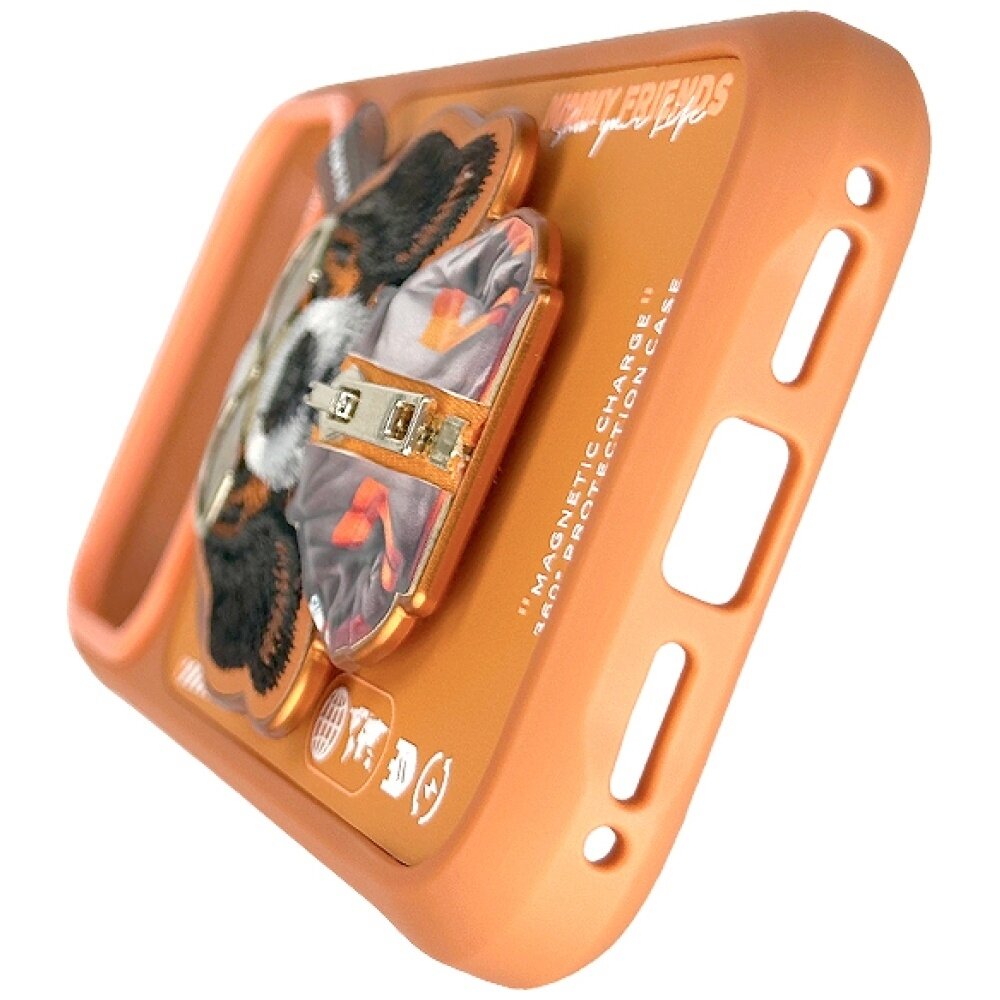 iPhone 17 Pro Nimmy Cool & Cute 2.0 Dog dėklas su magnetiniu laikikliu – oranžinis 2 iPhone 17 Pro Nimmy Cool & Cute 2.0 Dog dėklas su magnetiniu laikikliu – oranžinis 2