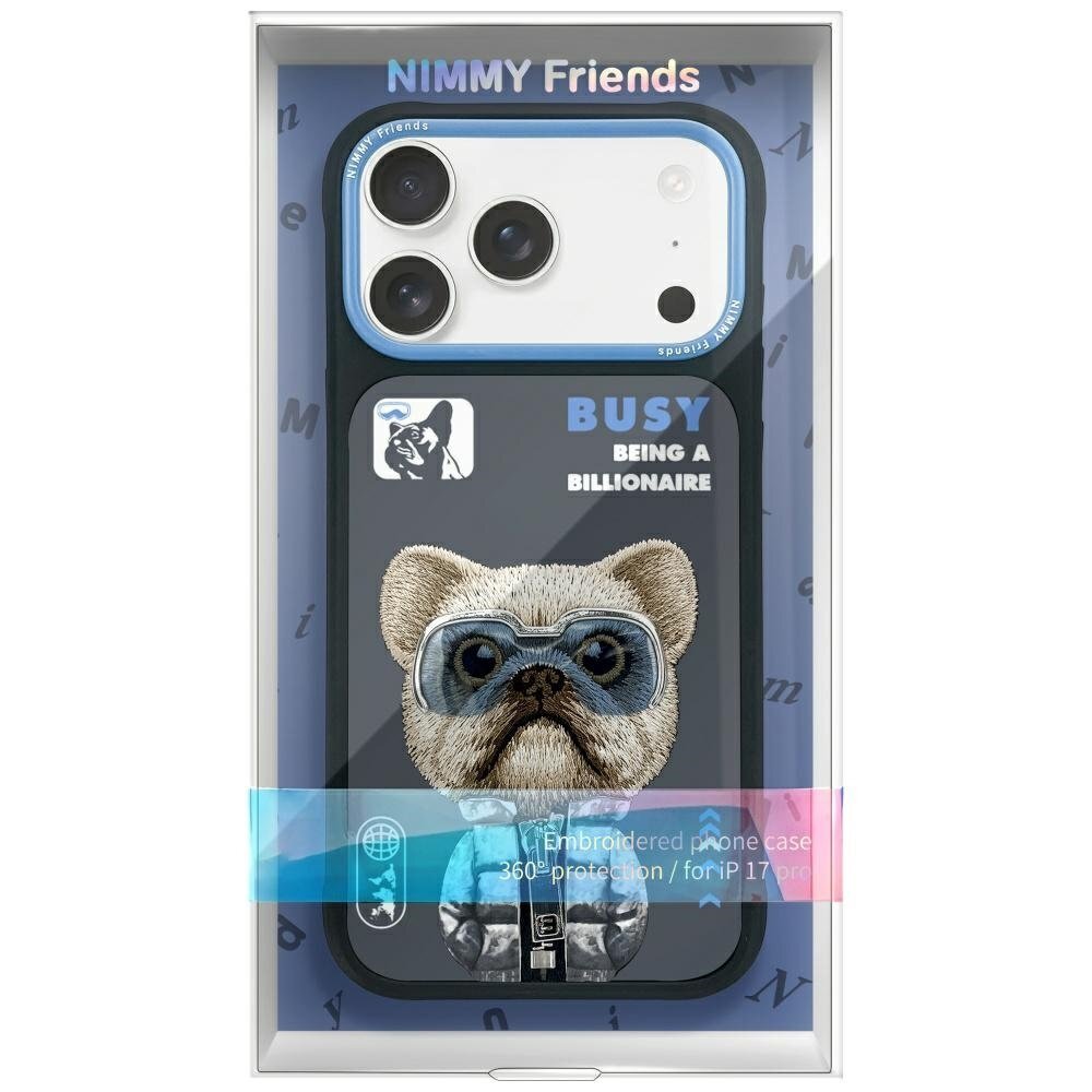 iPhone 17 Pro Nimmy Cool & Cute 2.0 Nag dėklas – juodas 6 iPhone 17 Pro Nimmy Cool & Cute 2.0 Nag dėklas – juodas 6