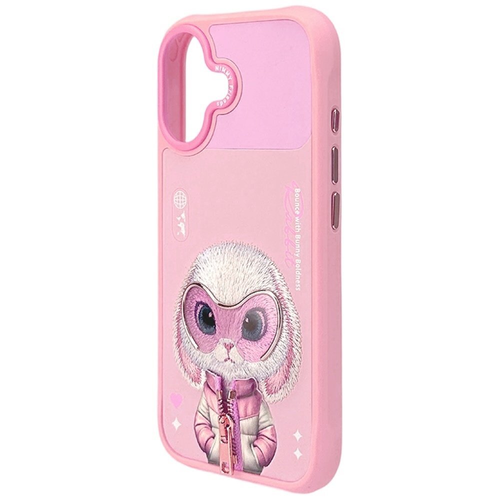 iPhone 17 Nimmy Cool & Cute 2.0 Rabbit dėklas – rožinis 4 iPhone 17 Nimmy Cool & Cute 2.0 Rabbit dėklas – rožinis 4