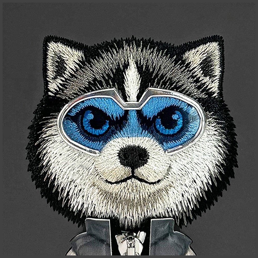 iPhone 17 Pro Max Nimmy Cool & Cute 2.0 Wolf dėklas – juodas 4