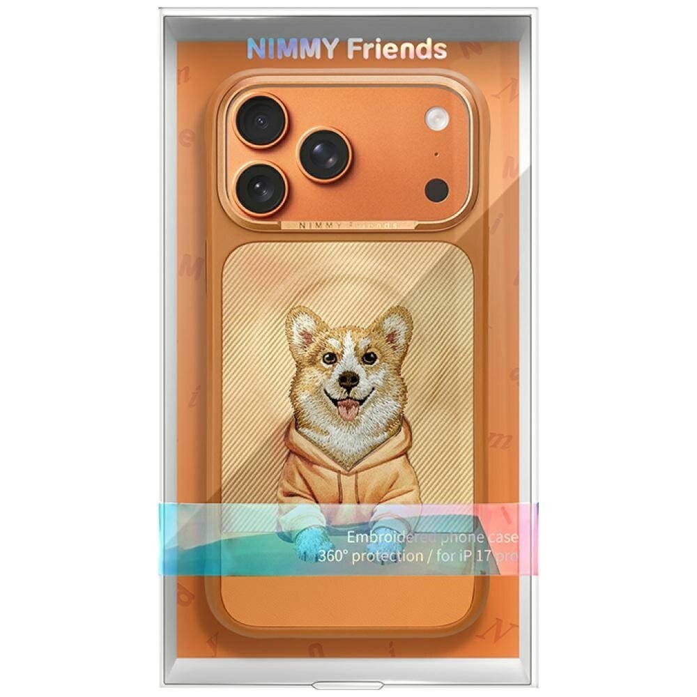 iPhone 17 Pro Max Nimmy Gentle Pets Series Dog MagSafe dėklas – oranžinis 7 iPhone 17 Pro Max Nimmy Gentle Pets Series Dog MagSafe dėklas – oranžinis 7