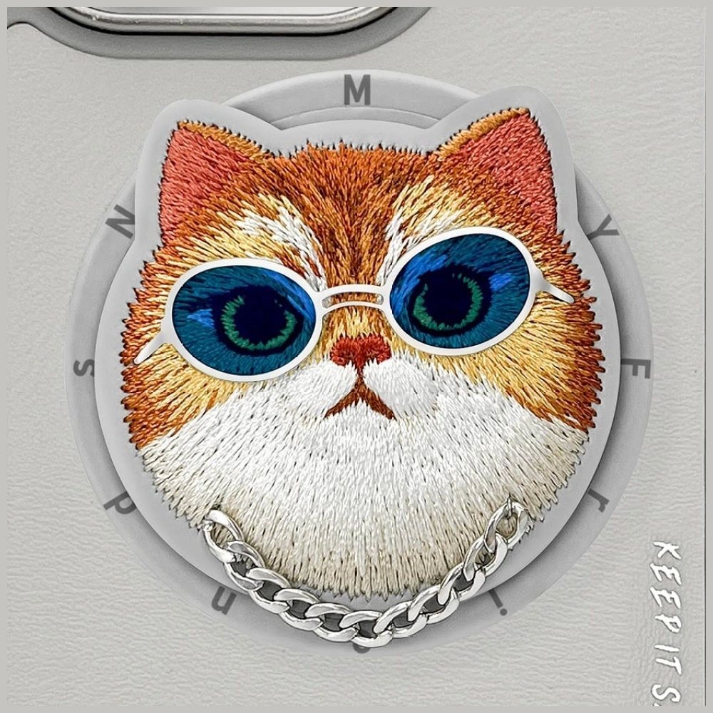 iPhone 16 Pro Max Nimmy Glasses Cool Cat dėklas su MagSafe – pilkas 7 iPhone 16 Pro Max Nimmy Glasses Cool Cat dėklas su MagSafe – pilkas 7