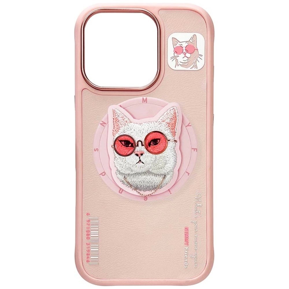 iPhone 16 Pro Max Nimmy Glasses Cool Cat dėklas su MagSafe – rožinis 5 iPhone 16 Pro Max Nimmy Glasses Cool Cat dėklas su MagSafe – rožinis 5