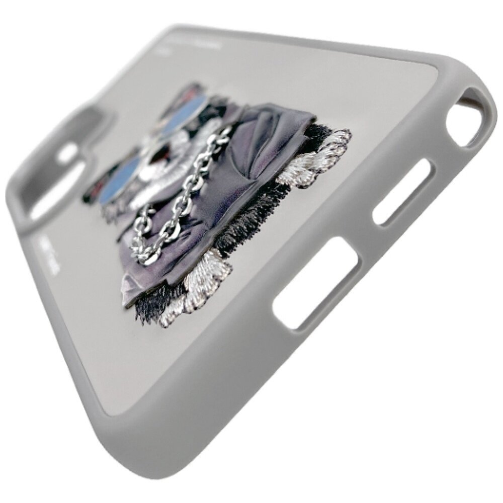 Samsung Galaxy S26 Ultra Nimmy Glasses Cool Dog dėklas – pilkas 3