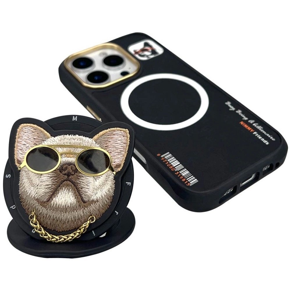 iPhone 16 Pro Max Nimmy Glasses Cool dėklas su MagSafe – juodas 2 iPhone 16 Pro Max Nimmy Glasses Cool dėklas su MagSafe – juodas 2