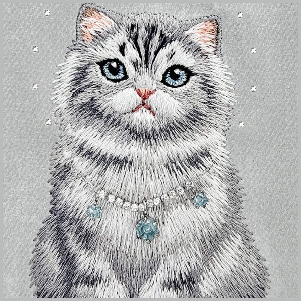 iPhone 17 Pro Nimmy Lucky Fashion Cat MagSafe dėklas – pilkas 5