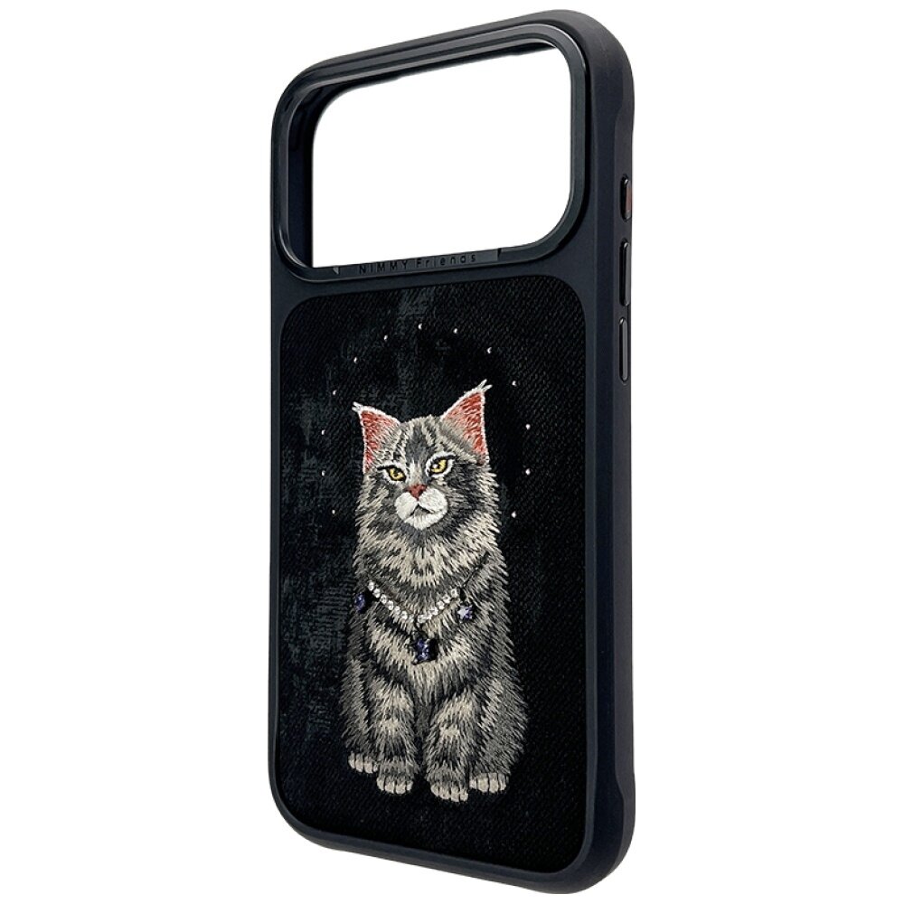iPhone 17 Pro Max Nimmy Lucky Fashion Cat MagSafe dėklas – juodas 1 iPhone 17 Pro Max Nimmy Lucky Fashion Cat MagSafe dėklas – juodas 1