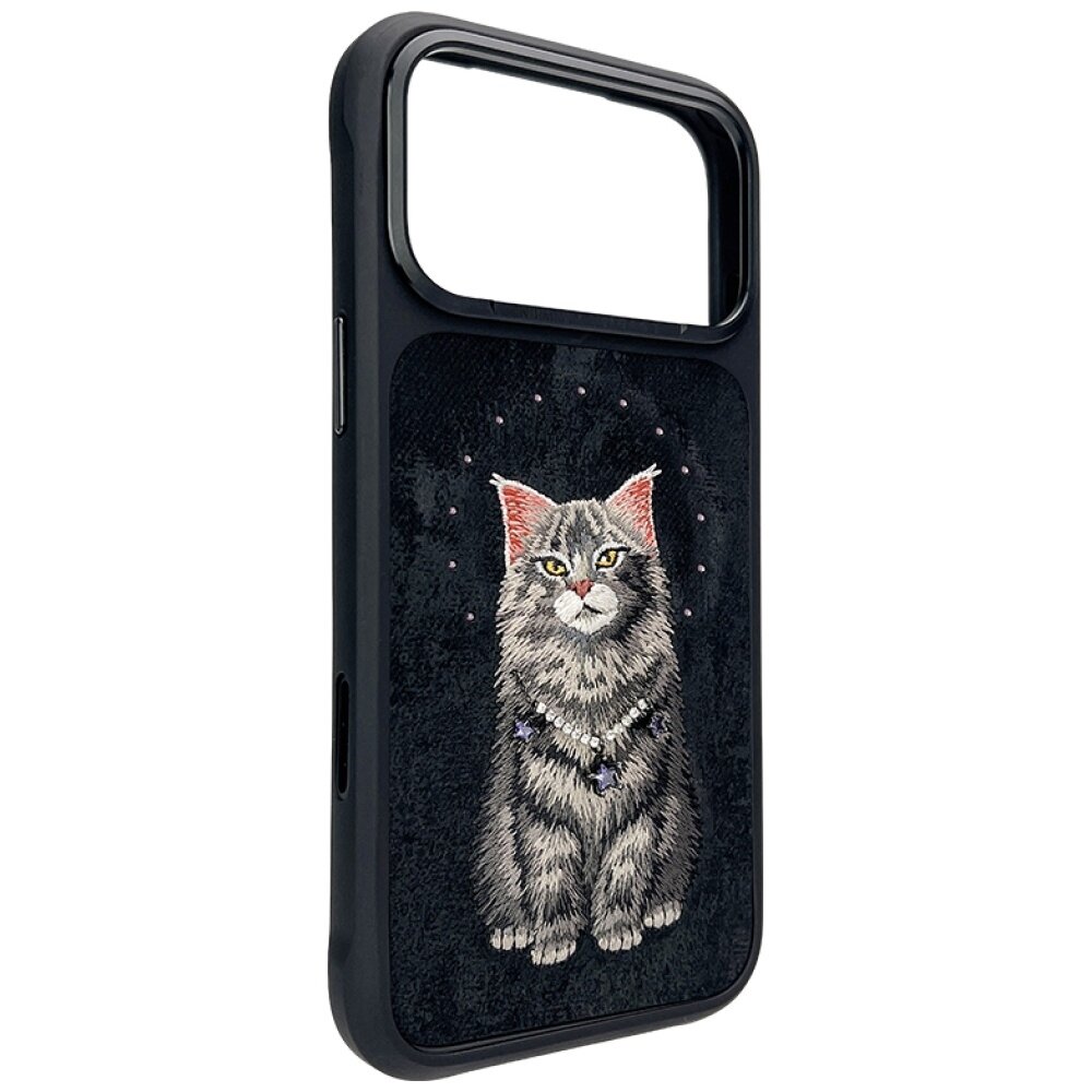 iPhone 17 Pro Max Nimmy Lucky Fashion Cat MagSafe dėklas – juodas 2