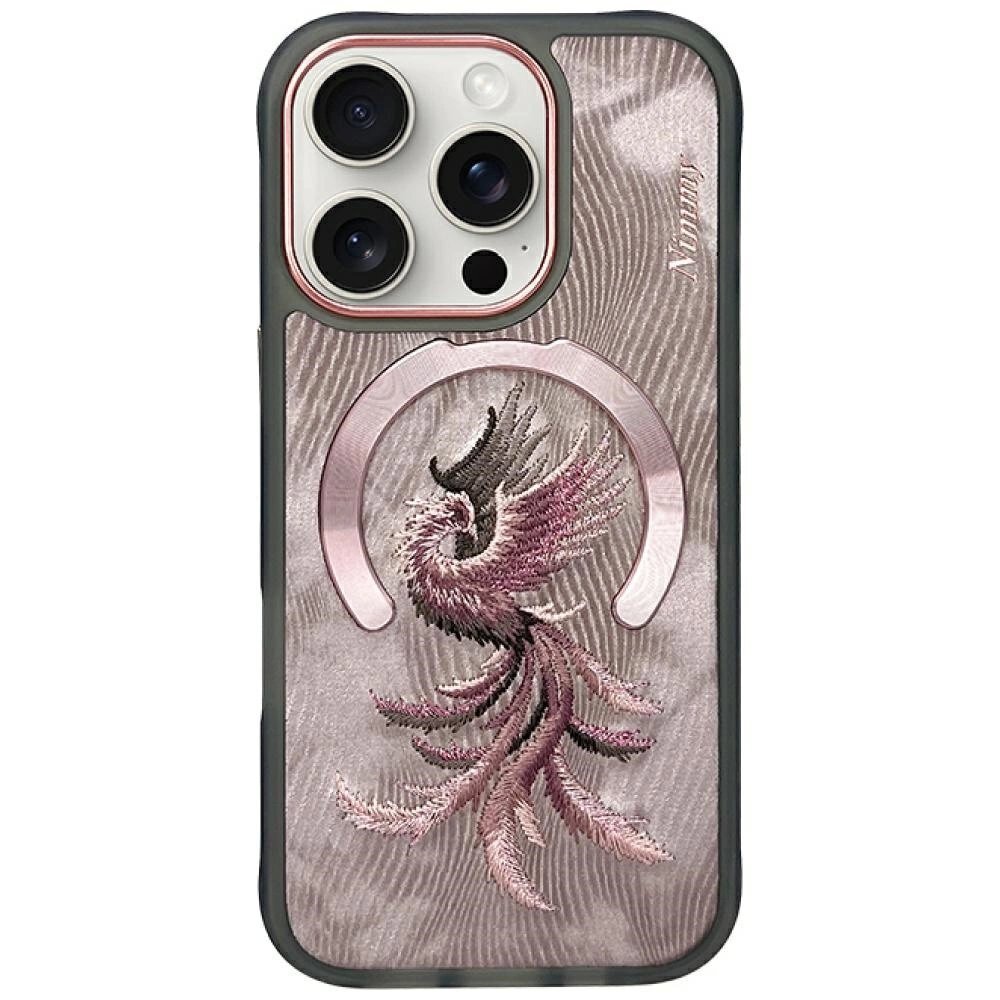 iPhone 16 Pro Nimmy Magnetic Fantasy Animal dėklas su MagSafe – rožinis auksas iPhone 16 Pro Nimmy Magnetic Fantasy Animal dėklas su MagSafe – rožinis auksas