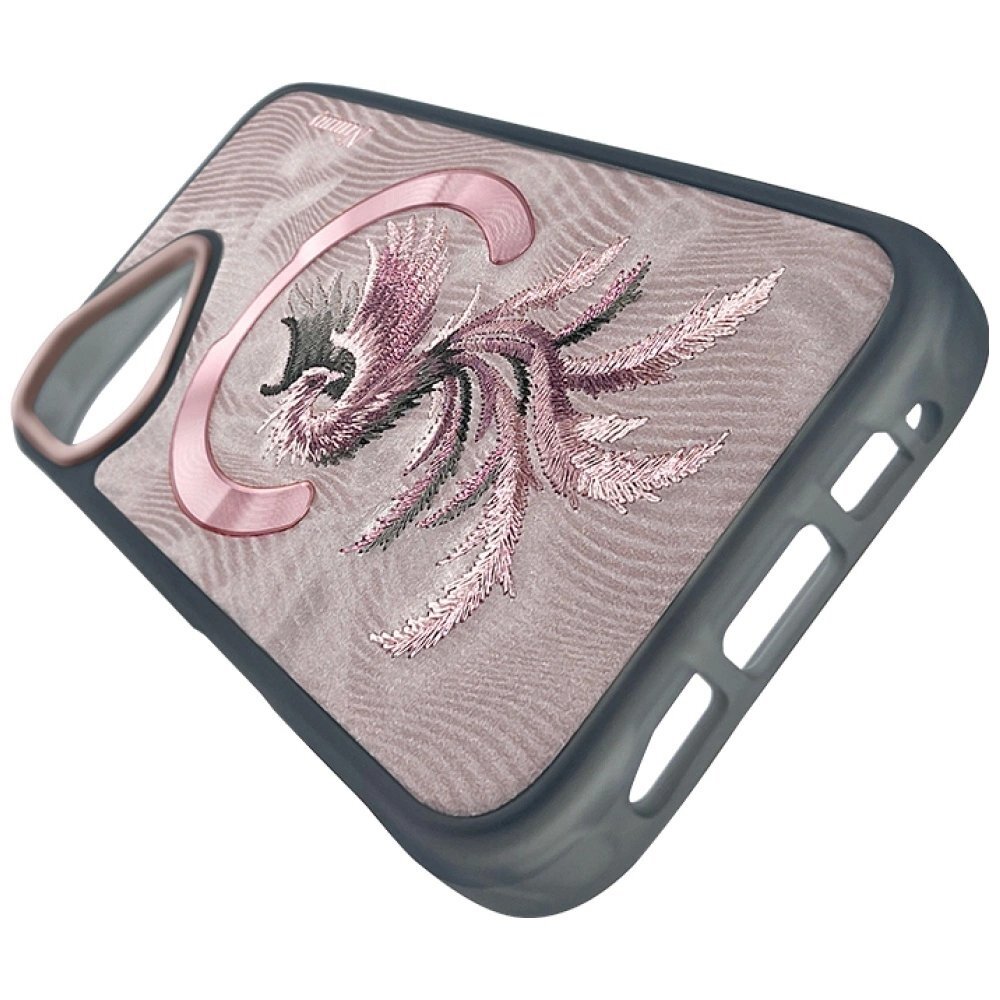 iPhone 16 Nimmy Magnetic Fantasy Animal MagSafe dėklas - rožinis auksas 3 iPhone 16 Nimmy Magnetic Fantasy Animal MagSafe dėklas - rožinis auksas 3