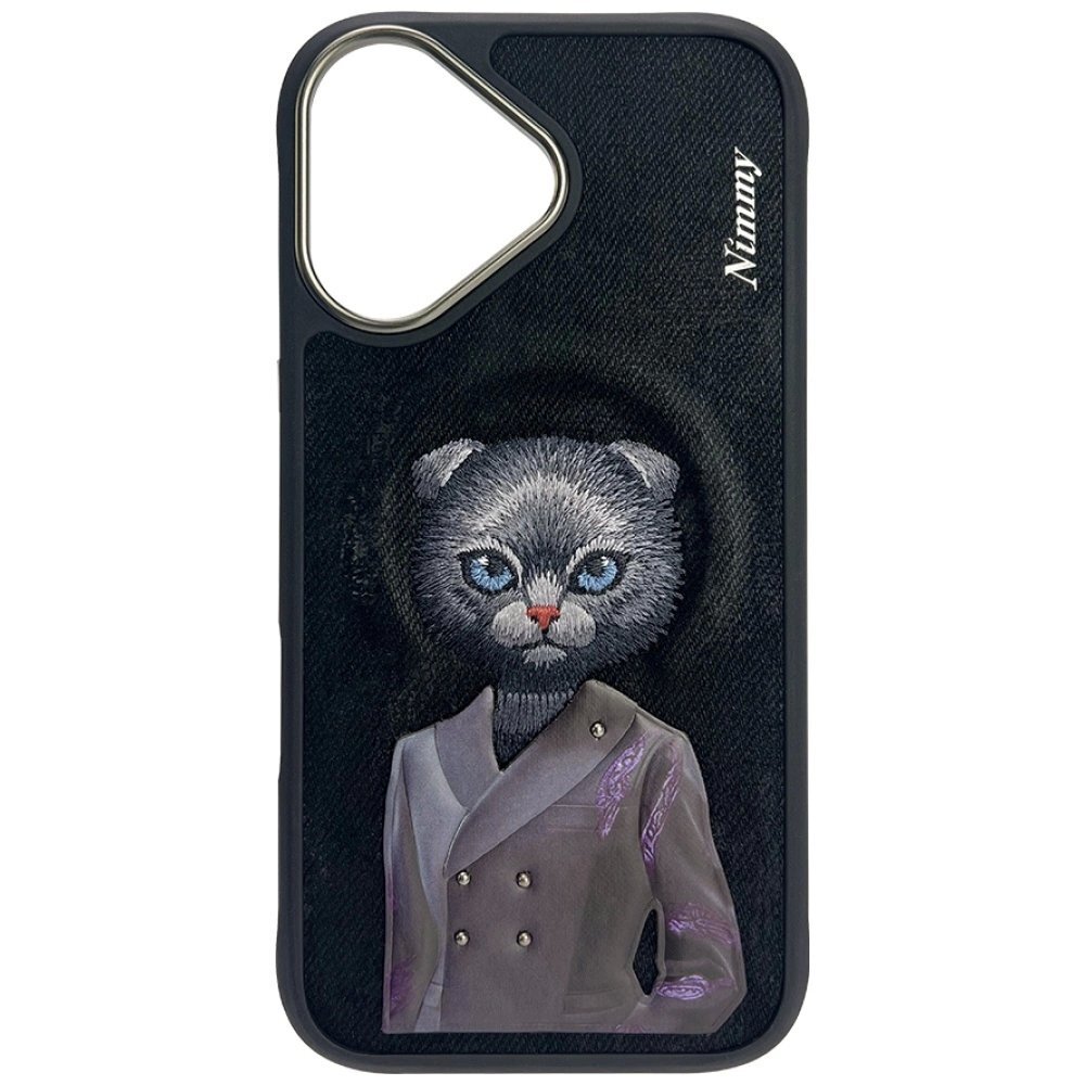 iPhone 16 Nimmy Magnetic fashion cute pet dėklas su MagSafe – juodas 1