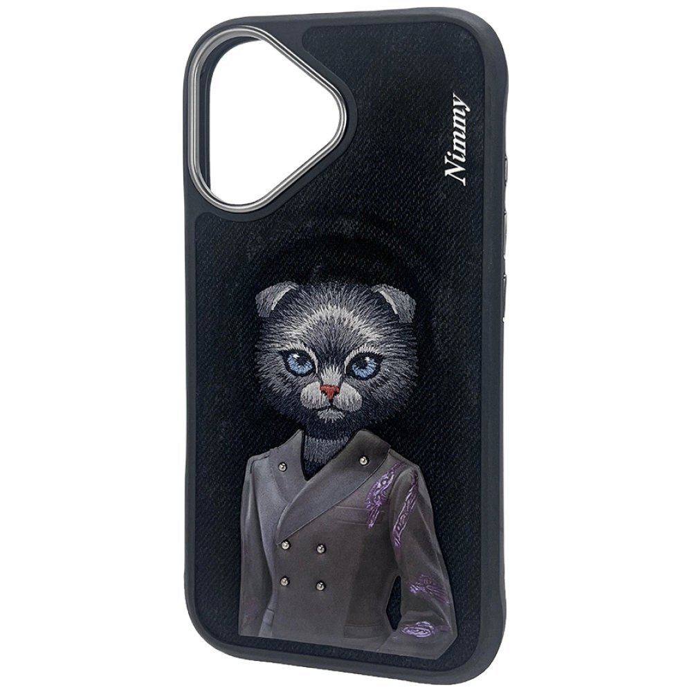 iPhone 16 Nimmy Magnetic fashion cute pet dėklas su MagSafe – juodas 2