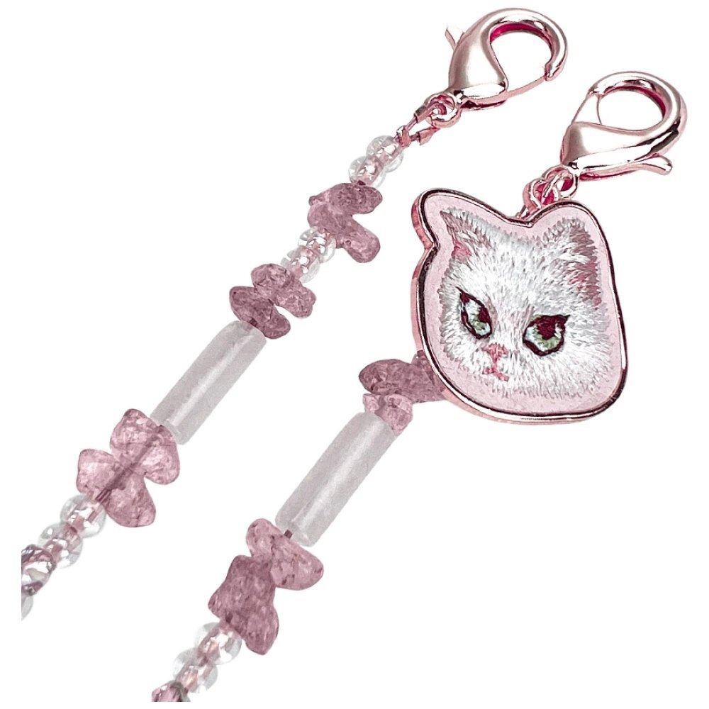 Magnetinis rankenos pakabukas Nimmy Handstrap Bag Charm – rožinis 3