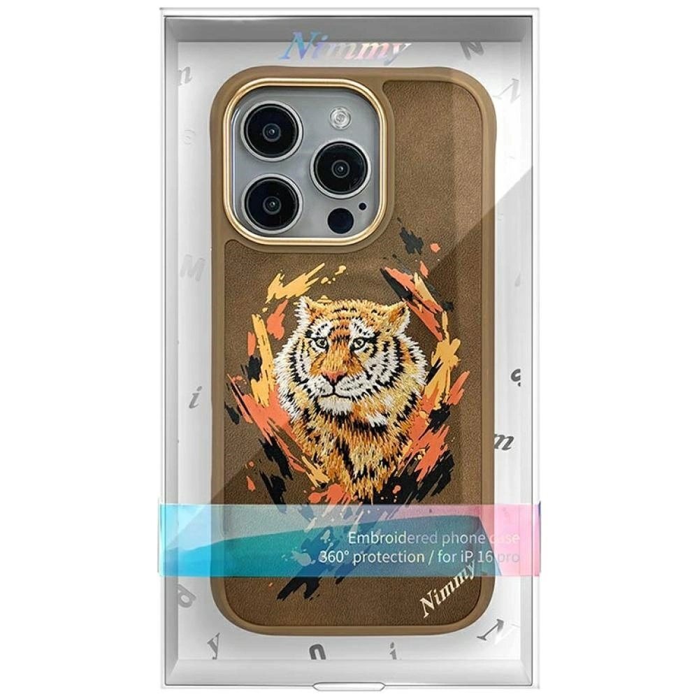 iPhone 16 Pro Max dėklas Nimmy Tiger MagSafe – rudas 10 iPhone 16 Pro Max dėklas Nimmy Tiger MagSafe – rudas 10