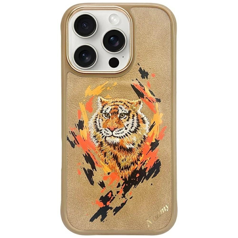 iPhone 16 Pro Max dėklas Nimmy Tiger MagSafe – rudas