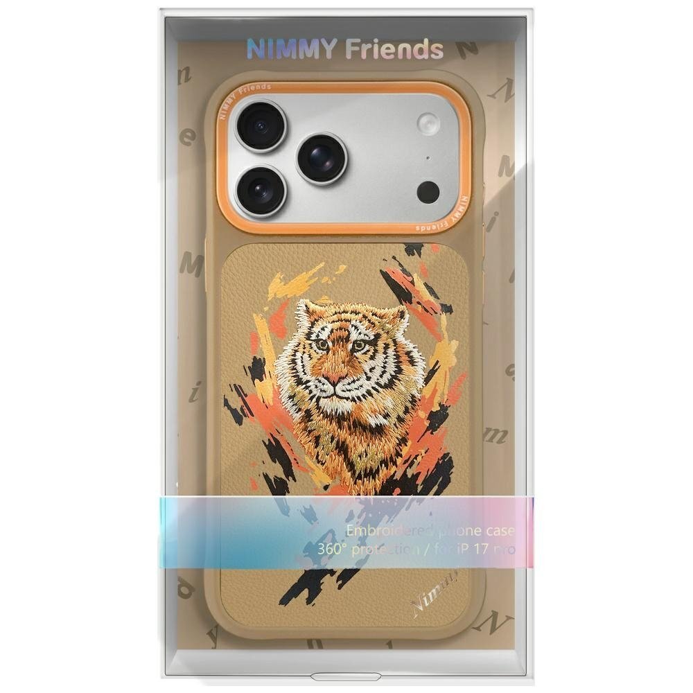 iPhone 17 Pro Max Nimmy Tiger MagSafe dėklas – šviesiai rudas 6 iPhone 17 Pro Max Nimmy Tiger MagSafe dėklas – šviesiai rudas 6