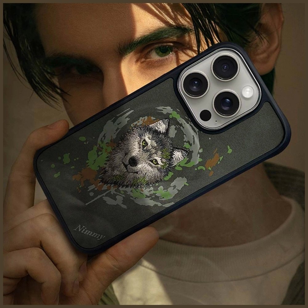 iPhone 16 Pro Nimmy Wilk dėklas su MagSafe – pilkas 9 iPhone 16 Pro Nimmy Wilk dėklas su MagSafe – pilkas 9