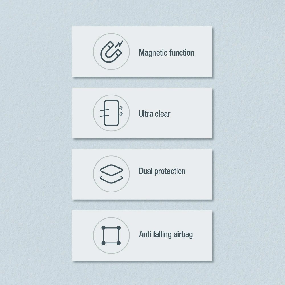 Dėklas Nillkin Nature Pro armored case with a magnetic ring for Samsung Galaxy S24 Ultra - Baltas 6